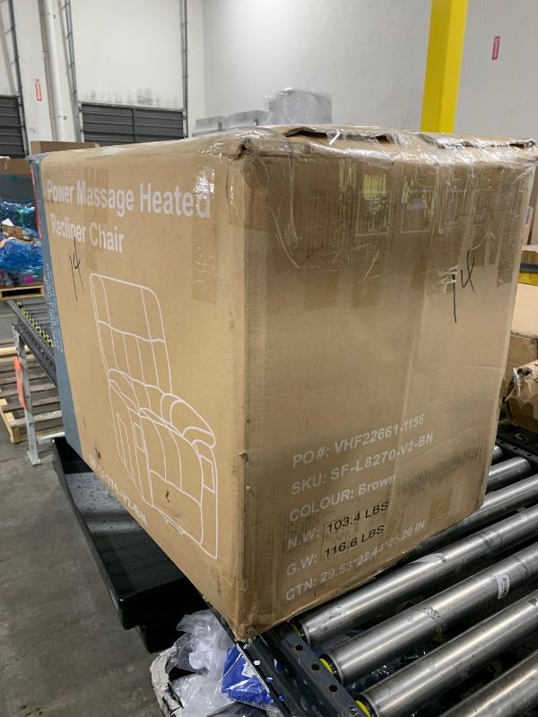 Photo 1 of Simenmax Recliner Chair Brown