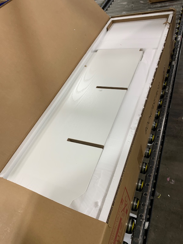 Photo 1 of OSCHF Wooden Cube Bookcase with Base - Modern 3 Tiers Floor Standing Open Shelf Cabinet for Home and Office, 12-Cube Lattice Bookshelf, Warm White