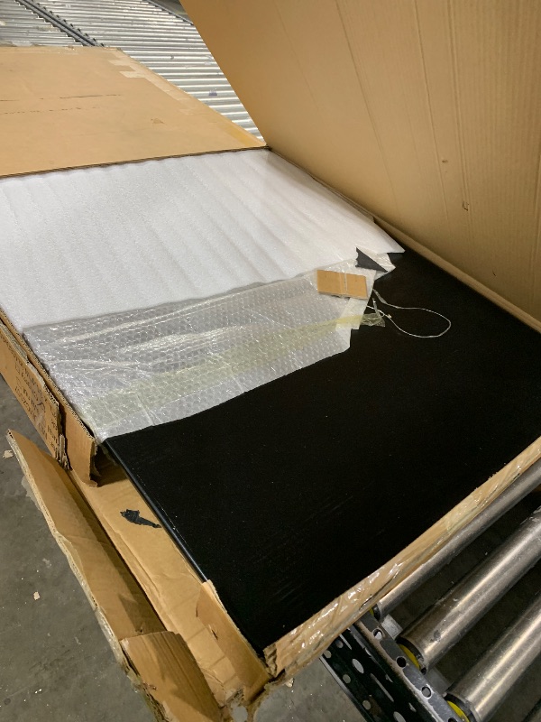 Photo 1 of MORDEER 70.8 Inch Solid Wood Dining Table for 6-8, Farmhouse Table with Smooth Surface, Large Rectangular Kitchen Dinner Table for Restaurant, Living Room, Kitchen, Easy Assembly, Black