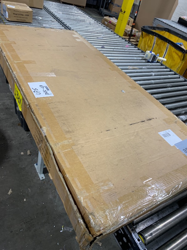 Photo 1 of MORDEER 70.8 Inch Solid Wood Dining Table for 6-8, Farmhouse Table with Smooth Surface, Large Rectangular Kitchen Dinner Table for Restaurant, Living Room, Kitchen, Easy Assembly, Black