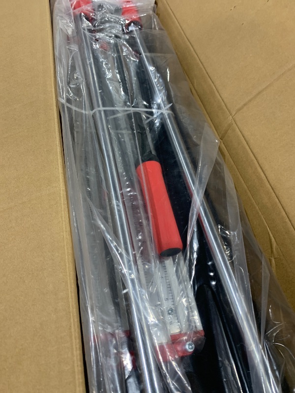 Photo 1 of SHIJING 48'' Double Track Manual Tile Cutter with Laser Cutting Guide Porcelain Tile Cutter with Split Platen,Double Aluminum Base