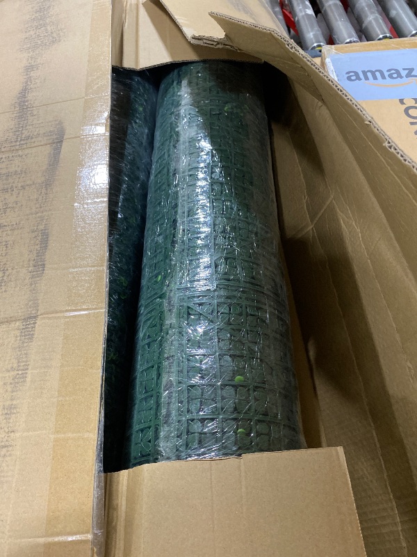 Photo 1 of DOPGIB Artificial Ivy Privacy Fence Screen,128"x 72" (64 SQFT) UV-Anti Faux Boxwood Roll Grass Wall Panels for Patio Balcony Privacy, Garden, Backyard Greenery Wall Backdrop Decor