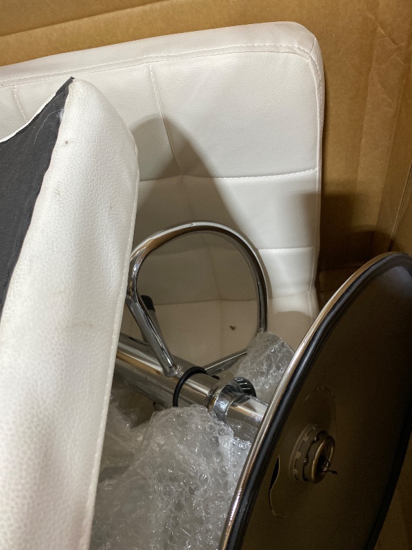 Photo 1 of WHITE SWIVEL CHAIRS 