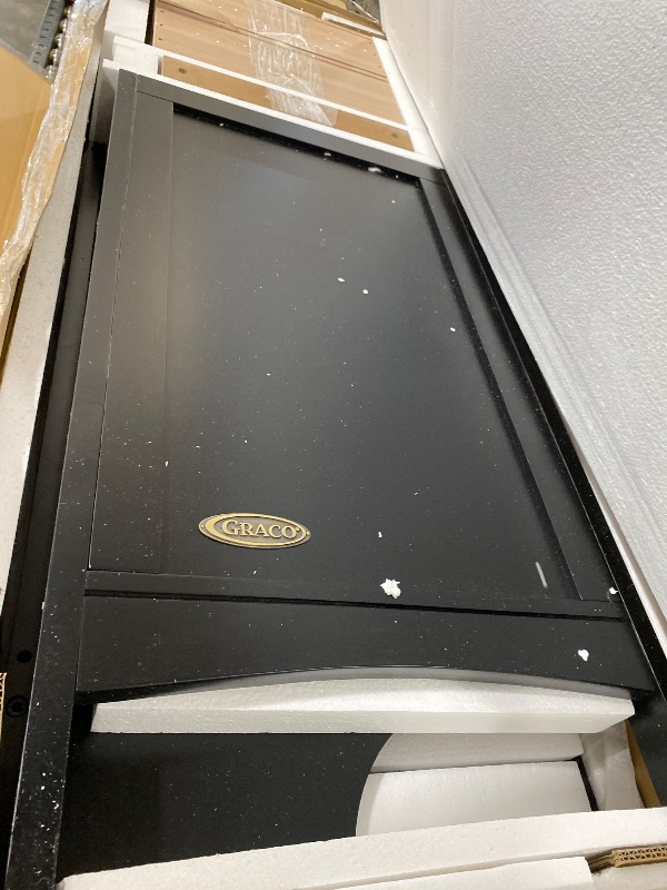 Photo 1 of Graco Benton 6 Drawer Dresser (Black) – Easy New Assembly Process, Universal Design, Durable Steel Hardware and Euro-Glide Drawers with Safety Stops, Coordinates with Any Nursery