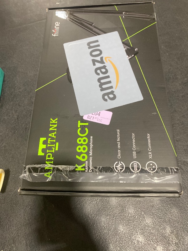 Photo 1 of FIFINE K688 Podcast Microphone Kit, USB/XLR Dynamic Microphone with Boom Arm for PC/XLR Mixer, Gaming Mic with Mute Button, Headphone Jack for Vocal, Voice-Over, Streaming, Music Recording -K688CT