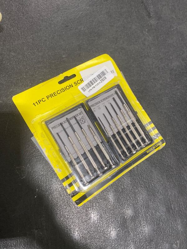 Photo 1 of 11 Pcs Small Precision Screwdriver Set, Tiny Screwdriver Set, Mini Screw Driver Kit with Slotted and Phillips Heads, Ideal for Watch, Eyeglasses, Toys, Electronics, Computer Repair