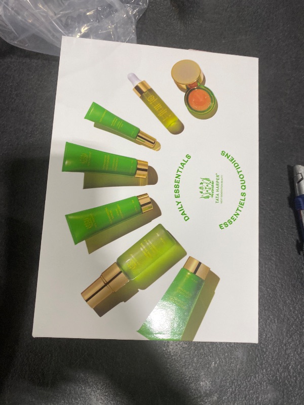 Photo 1 of Tata Harper Daily Essentials Set, Best Selling Skincare Set, Travel Sized Skincare, 7-Step On-the-Go Skincare Routine, Natural Skincare