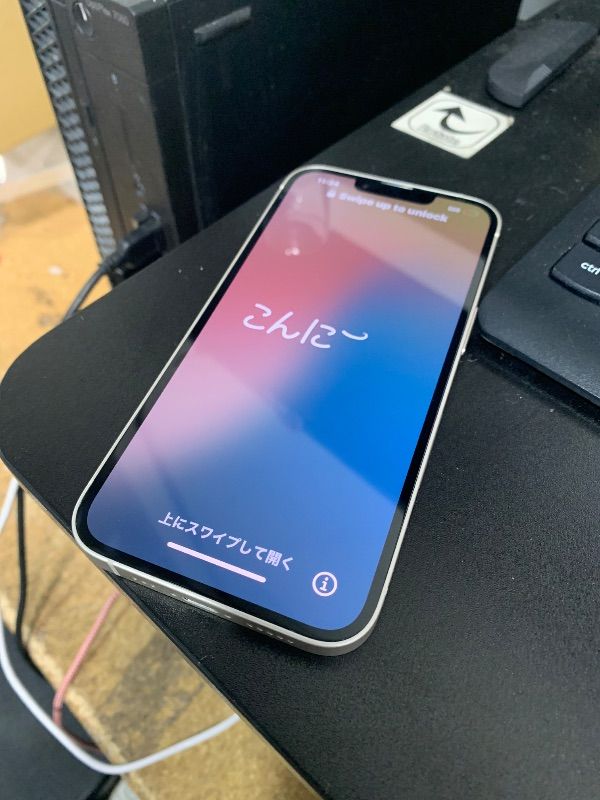 Photo 1 of Apple iPhone 14, 128GB, Starlight - Unlocked (Renewed)