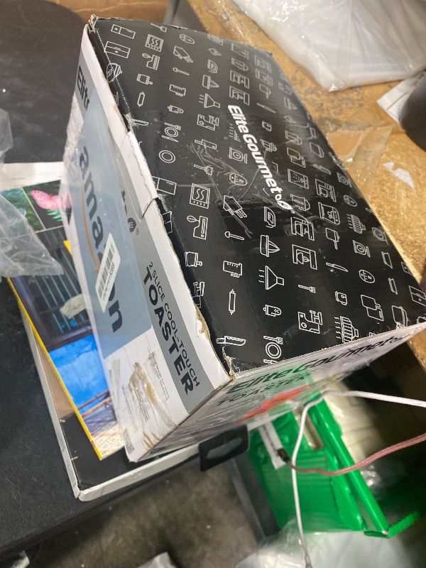 Photo 1 of Elite Gourmet 2-Slice Cool Touch Toaster – 6 Browning Levels, Extra Wide 1.25” Slots for Bagels & Thick Bread, Cancel Function, Compact, ETL Certified, Black