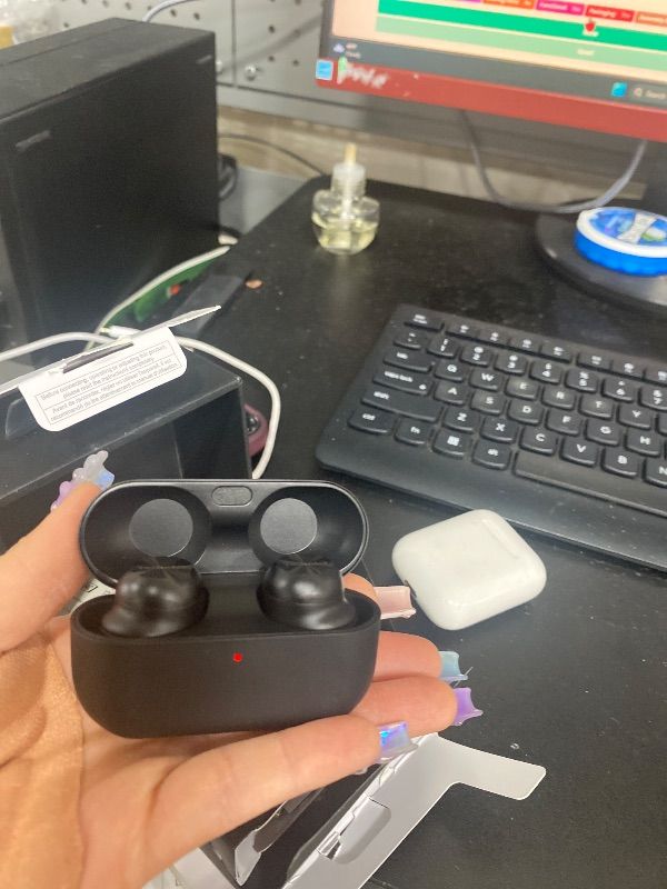 Photo 5 of Technics Reference Class Hi-Fi Wireless Earbuds, Dolby Atmos, Head Tracking, Adaptive Noise Cancelling, 3 Device Multipoint, 10-hr Battery, Wireless Charging, in Ear Headphones - EAH-AZ100-K (Black)