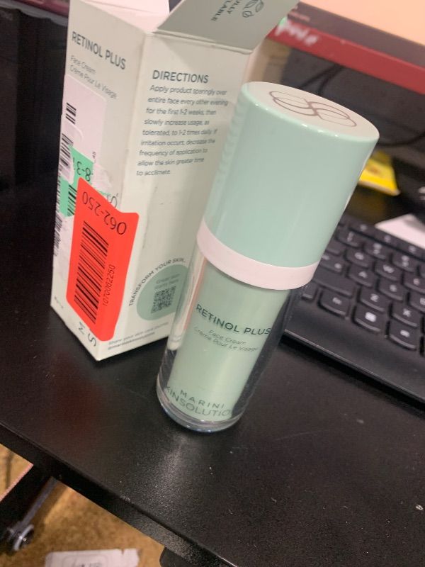 Photo 1 of Marini SkinSolutions Retinol Plus - Anti-Aging Face Lotion with Peptides, Antioxidants & Hyaluronic Acid - Reduces Look of Fine Lines, Wrinkles & Texture - Cruelty Free - Made in the USA - 1 fl oz