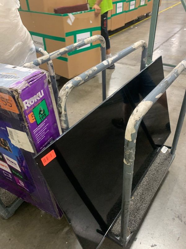 Photo 1 of MAJOR DAMAGE--------------------SELLING FOR PARTS ONLY-----------------------------------Hisense 50" Class QD7 Series Mini-LED 4K UHD Smart Fire TV (50QD7QF, 2025 Model) - QLED, HDR10+, Dolby Vision, Dolby Atmos, Game Mode Plus, ALLM, Alexa Built in with 