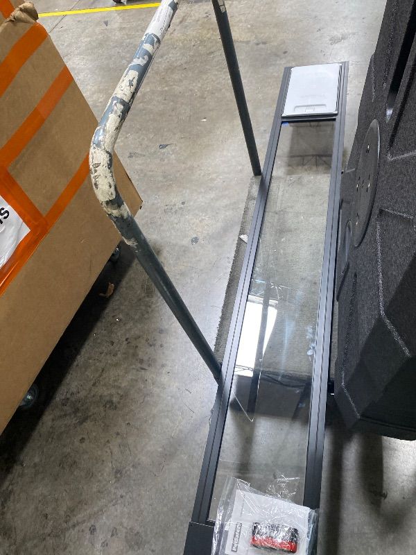 Photo 1 of PetSafe Sliding Glass Pet Door - No-Cut DIY Install Doggy Door for Renters - Aluminum Frame - Adjustable Height 75 7/8" to 80 11/16" - Ideal for Medium Dogs Up to 40 lb - Black