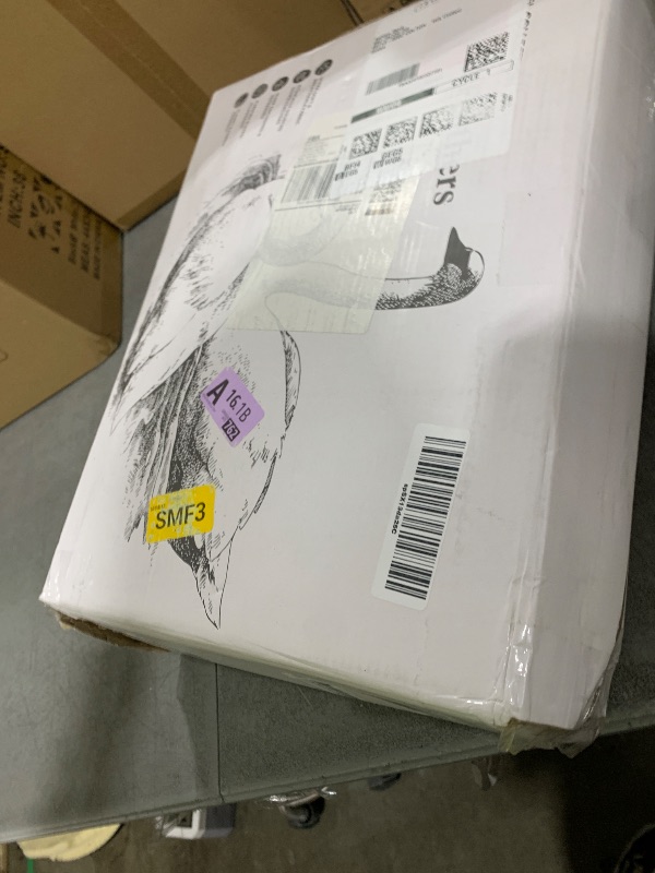 Photo 1 of APSMILE All Season Down Feather Fibers Comforter King Size - Ultra-Soft High Fill-Power Hotel Collection Duvet Insert, Fluffy Medium Warm Quilt Comforter with Corner Tabs(106x90, White)