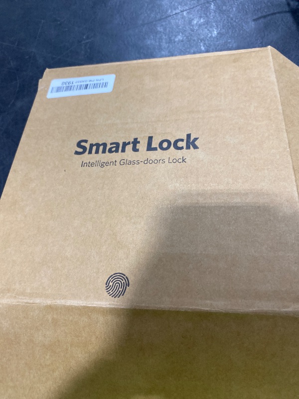 Photo 1 of Smart Gate Lock, Electronic Gate Locks for Outdoor Fence, Keyless Smart Rim Lock, Electric Sided Keypad Locks with App Control, IC Card, Keys Touchscreen Perfect for Fence and Outdoor (Black)