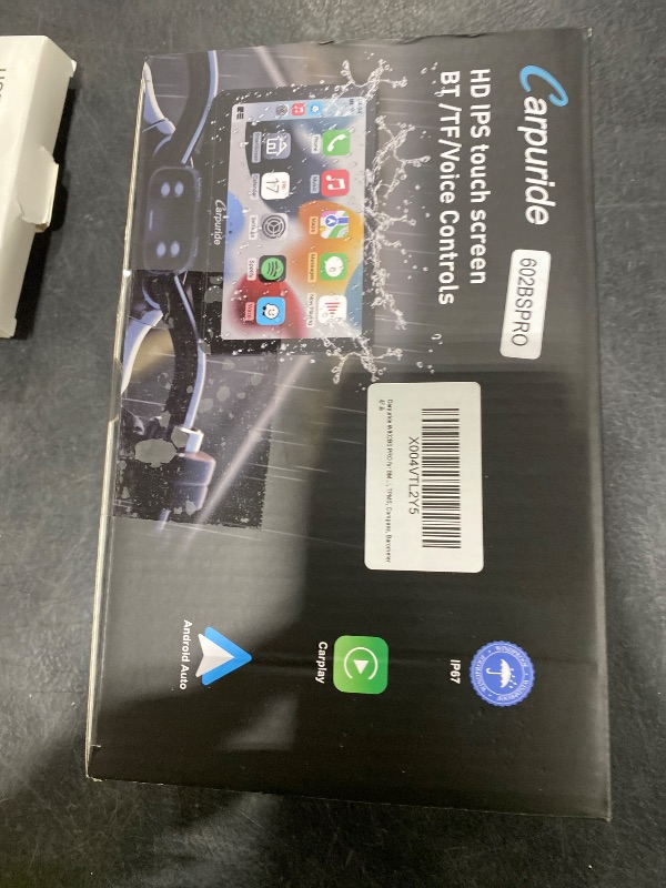 Photo 1 of Carpuride W602BSPRO for BMW Motorcycle Carplay & Android Auto 6.25" IP67 Waterproof Car Play Moto GPS Navigation Screen with Dual Bluetooth, Data Reading, OTA, Wonder Control, TPMS, Compass, Barometer