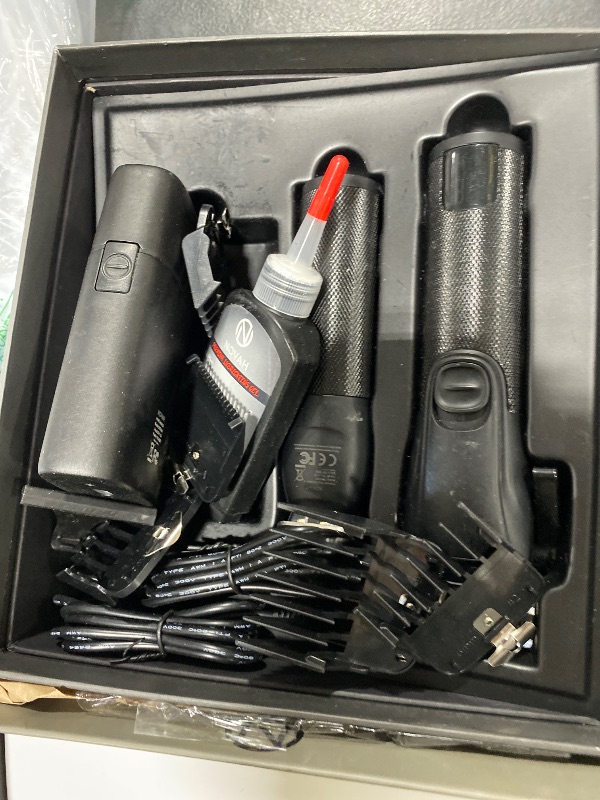 Photo 1 of Novah Professional Barber Clippers and Trimmer Set - Foil Shaver Professional Hair Clippers for Men, Mens Cordless Hair Clipper for Barbers Haircut Kit, Fade