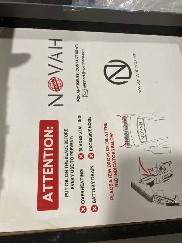 Photo 1 of Novah Professional Barber Clippers and Trimmer Set - Foil Shaver Professional Hair Clippers for Men, Mens Cordless Hair Clipper for Barbers Haircut Kit, Fade