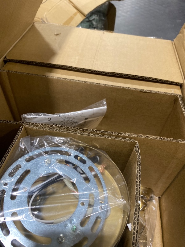 Photo 1 of MOKATNG Bathroom Light Fixtures, 3-Light Brushed Gold Vanity Lights, Bathroom Lighting Fixtures Over Mirror with Flared White Fabric Shade, Modern Wall Sconces for Living Room Hallway