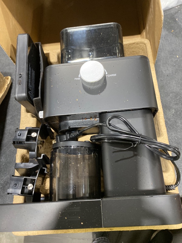 Photo 1 of MOKKOM Coffee Grinder with Removable Coffee Scale via Bluetooth Connectivity, Anti-static Conical Burr Coffee Bean Grinder, 31 Precise Settings for Espresso/Drip/Pour Over/Cold Brew/French Press