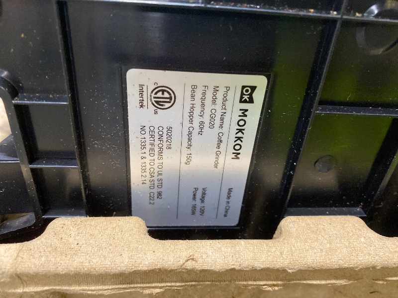 Photo 1 of MOKKOM Coffee Grinder with Removable Coffee Scale via Bluetooth Connectivity, Anti-static Conical Burr Coffee Bean Grinder, 31 Precise Settings for Espresso/Drip/Pour Over/Cold Brew/French Press