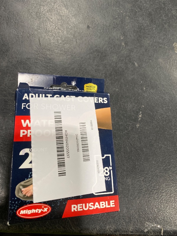 Photo 1 of 100% Waterproof Cast Covers for Shower Leg - 2pk - Tight Seal - Reusable Adult Half Leg Cast Protectors - Knee, Ankle, Foot - After Surgery Bandage and Dressing Cast Bag for Wounds and Burns