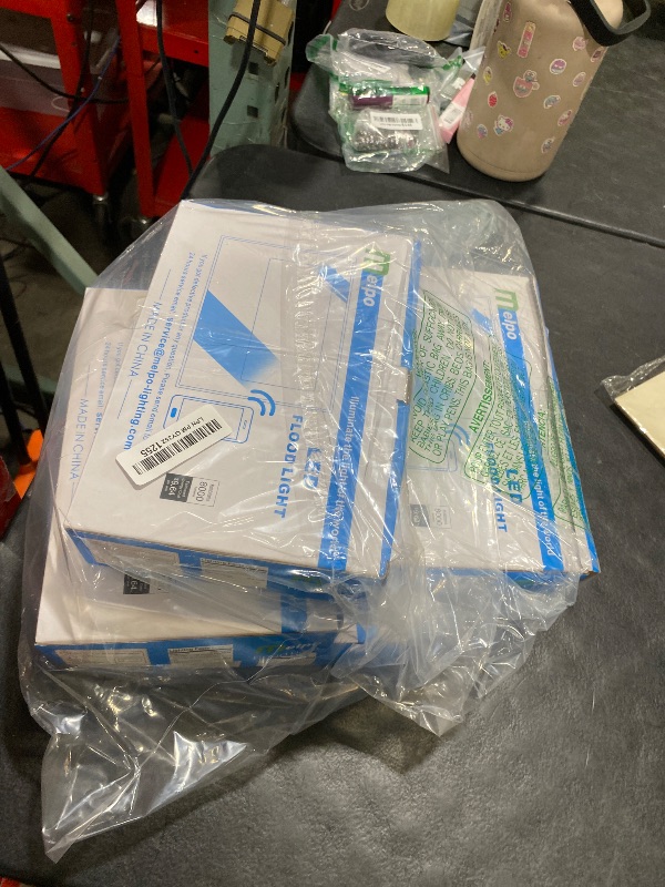 Photo 1 of MELPO LED Flood Light Outdoor 800W Equivalent 8000LM Smart RGB Landscape Lighting with APP Control, DIY Scenes - Timing - Warm White 2700K - Color Changing Uplight, IP66 Waterproof US Plug (4Pack)