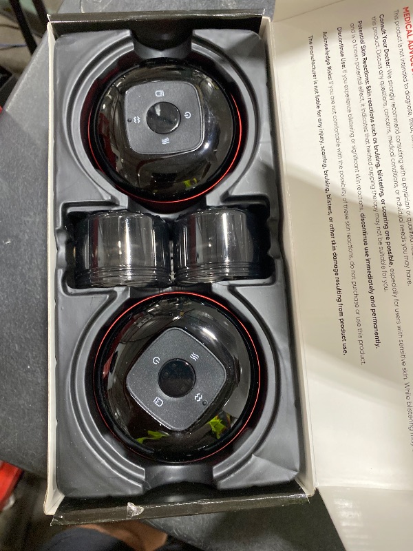 Photo 1 of 2 Pack Cupping Set, Smart Cupping Therapy Massager, 7 in 1 Red Light Cupping Therapy Set with 2 Modes for Targeted Pain Relief, Muscle Soreness,Tighter Skin,Cupping Kit with 12 Levels Suction and Heat