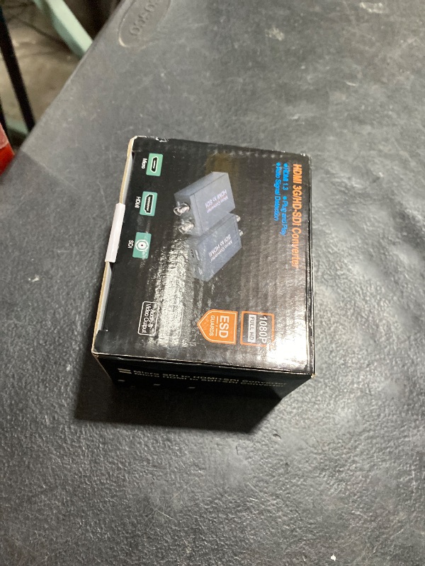 Photo 1 of Anber-Tech SDI to HDMI Converter, SDI to HDMI Audio De-embedder Support 3G-SDI, HD-SDI, SD-SDI Auto Format Detection and Stereo Audio De-embedder, SDI Loopout (Black)