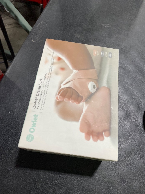Photo 1 of Owlet Dream Sock® - FDA-Cleared Smart Baby Monitor - Track Live Pulse (Heart) Rate, Oxygen in Infants - Receive Notifications - Dusty rose