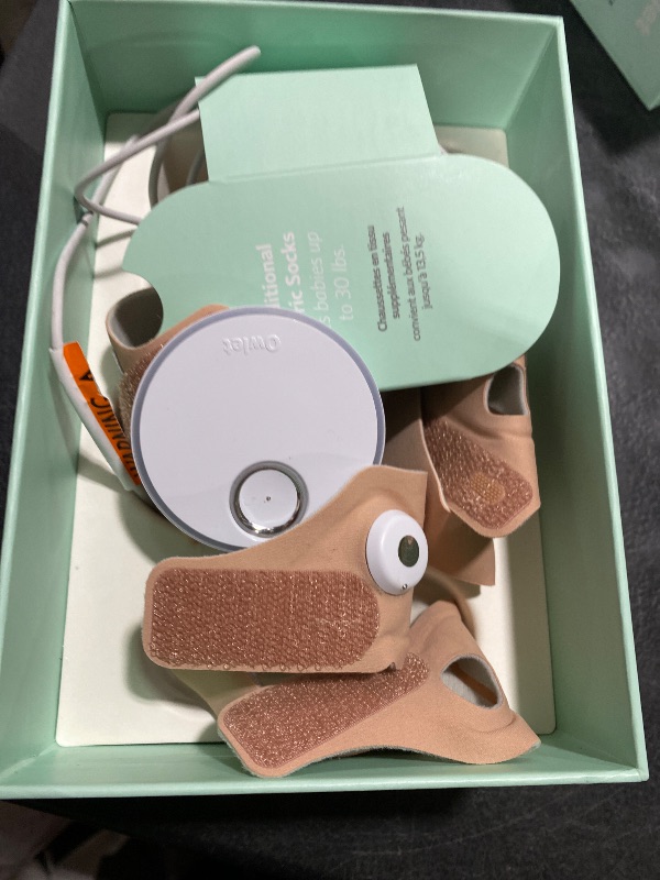 Photo 1 of Owlet Dream Sock® - FDA-Cleared Smart Baby Monitor - Track Live Pulse (Heart) Rate, Oxygen in Infants - Receive Notifications - Dusty rose