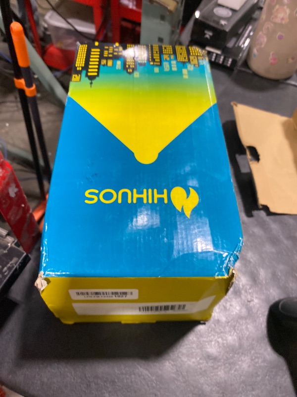 Photo 1 of HIHUOS Porch Light with Security Camera Built in Dusk to Dawn Outdoor Lighting - Waterproof Outside Lights Fixture Wall Mount- Exterior Lights for House Garage Front Door,Black