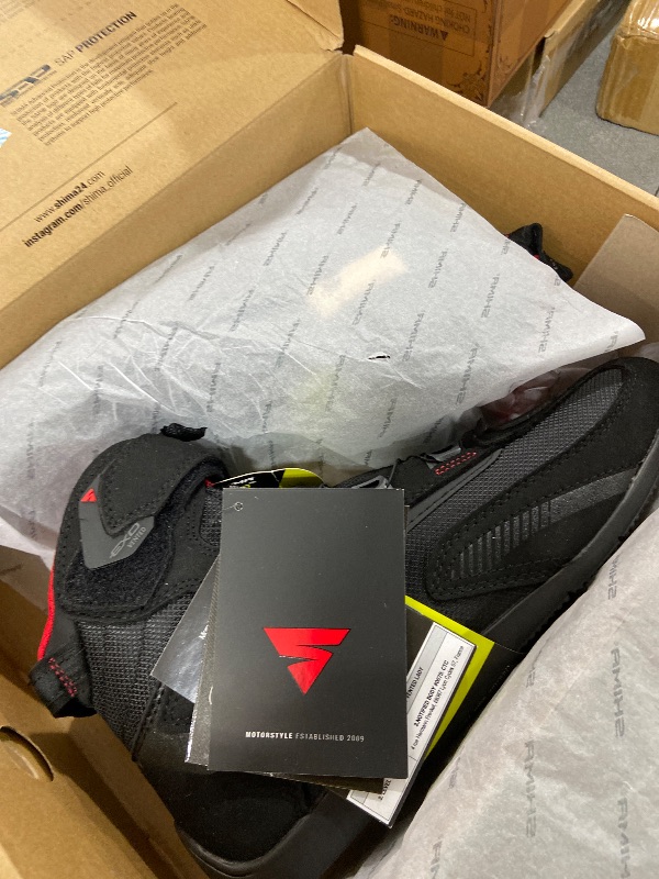 Photo 1 of SHIMA EXO Vented, Motorcycle Shoes for Men | Breathable, Reinforced Street Riding Shoes with ATOP Closure System, Ankle Support, Anti-Slip Sole, Gear Pad (Black, 10.5)