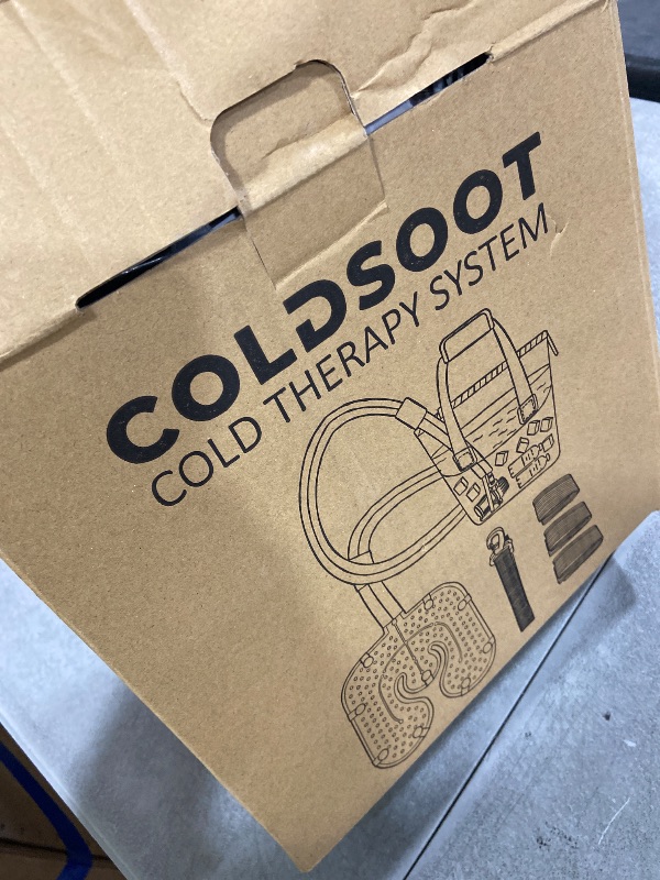 Photo 1 of COLDSOOT Cold Therapy Machine w/Timer, Compact and Portable Ice Machine for Knee After Surgery, Knee Replacement Recovery System, Cryotherapy Pain Relief w/Compression Pad for Shoulder, Hip and Ankle