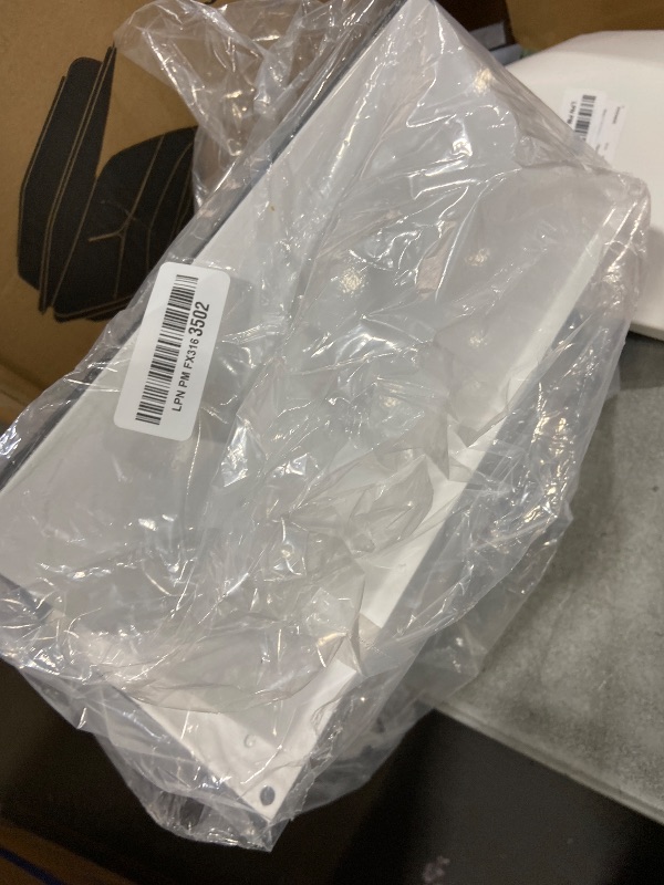 Photo 1 of 10 Inch Wall Vent Cap for Microwave Kitchen Range Hood Kitchen Vent Wall Cap Exhaust Vent Cover for 3-1/4" x 10" Ductwith Damper and Screen for Range Hood Kitchen Microwave Bath, White