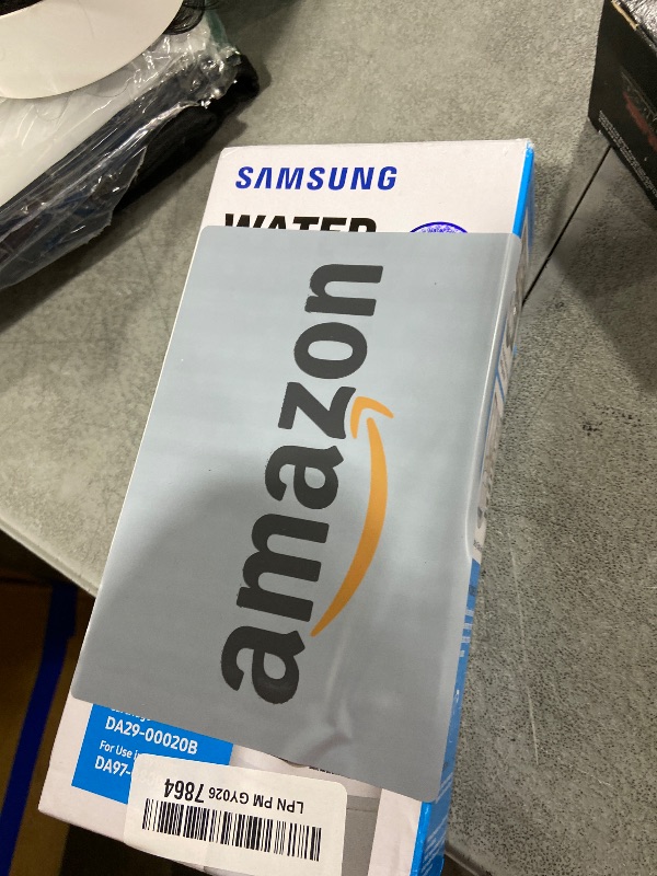 Photo 1 of Samsung HAF-CIN-2P/EXP Genuine Refrigerator Water Filter, Reduces 99% of Harmful Contaminants for Clean, Clear Drinking Water, 6-Month Life, Easy Install, Pack of 2