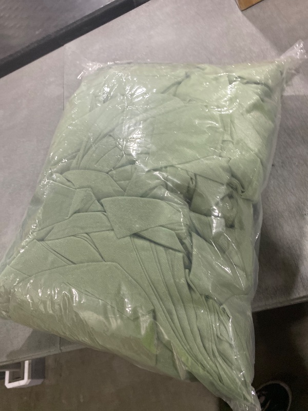 Photo 1 of WENSINL Sage Green Wedding Ceiling Drapes Curtain Drapery Fabric Chiffon Ceiling Draping Fabric for Wedding Birthday Party Engagement Banquet Stage Swag - 5ft X 30ft, 6 Panels