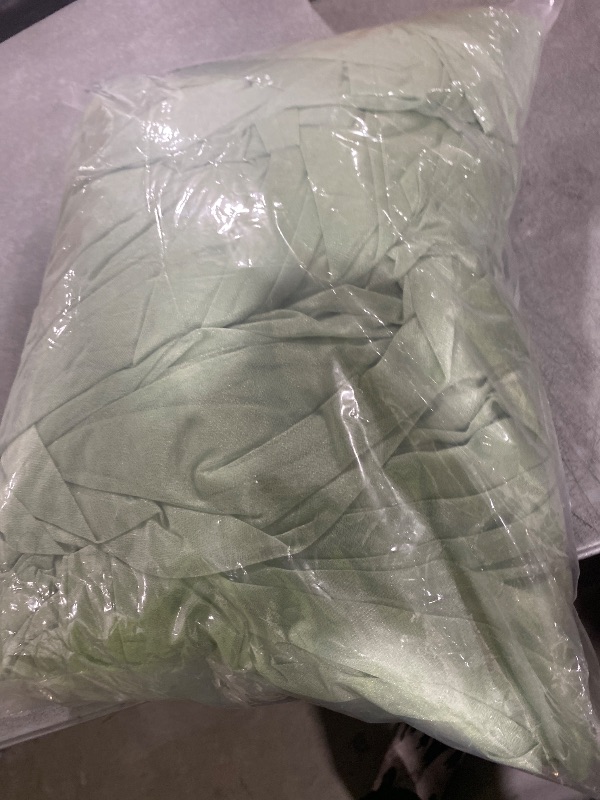 Photo 1 of WENSINL Sage Green Wedding Ceiling Drapes Curtain Drapery Fabric Chiffon Ceiling Draping Fabric for Wedding Birthday Party Engagement Banquet Stage Swag - 5ft X 30ft, 6 Panels