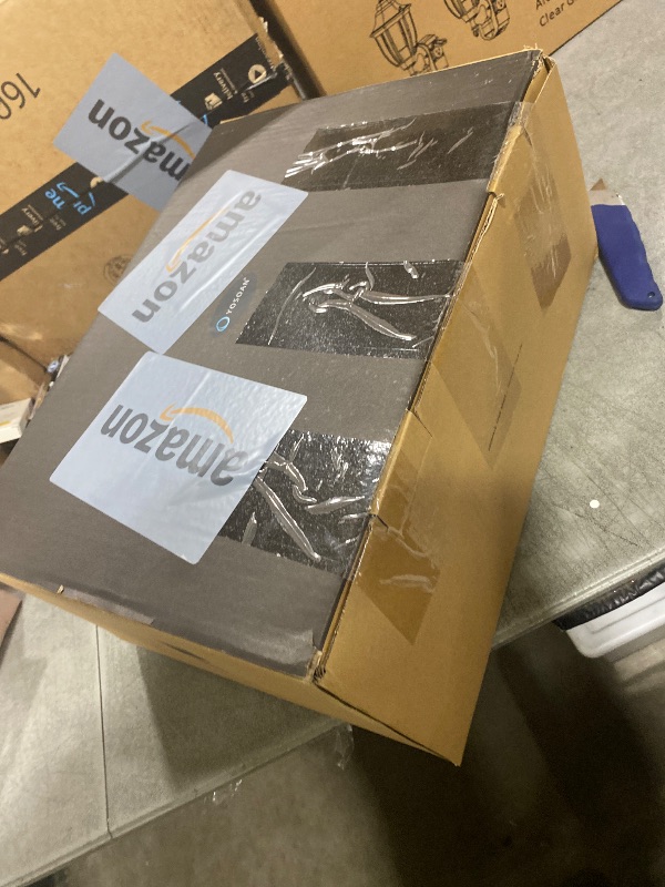 Photo 1 of Yosoan Linen Fabric Beige Indoor Table Lamp Bedside Nightstand Desk Lamp, Dimmable On Off Switch Black 65.8" Power Cord Cutout Rectangular Shade for Bedroom Hotel Study(Linen)