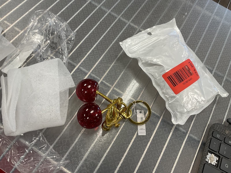 Photo 1 of SEE NOTES AND PICTURE………Small Cherry Bag Charm COACH