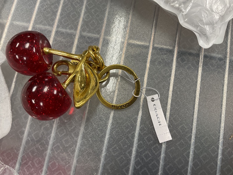 Photo 1 of SEE NOTES AND PICTURE………Small Cherry Bag Charm COACH