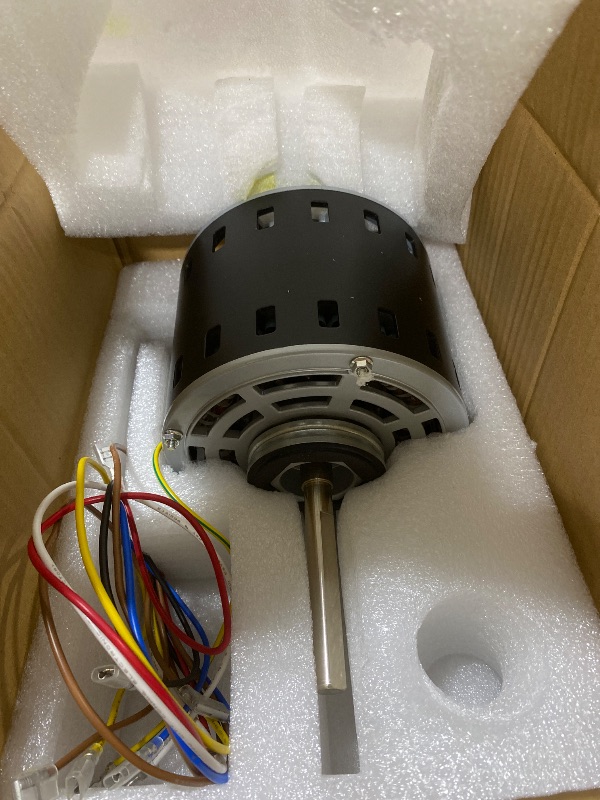 Photo 1 of 5KCP39HGS599S Blower Motor Furnace 1/3 HP 1075 RPM 4-Speed Replacement for GE & Trane Models MOT9053, MOT09053, MOT18948, MOT04716, MOT04722, MOT13512, MOT16953,115V 1075 RPM