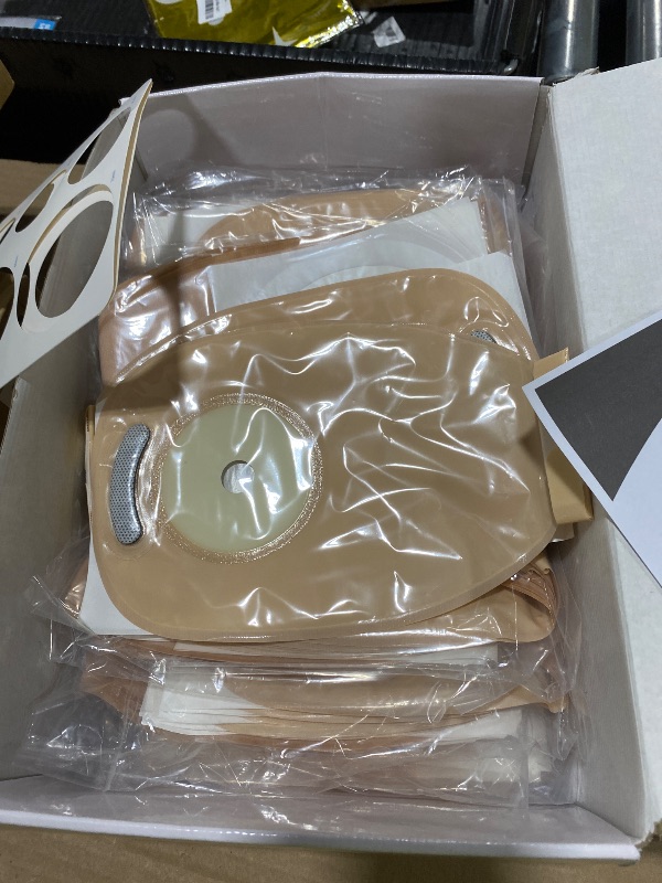 Photo 1 of 100 Colostomy Bags, Ostomy Supplies,One Piece Drainable Ostomy Pouch for Ileostomy Stoma Care, Cut-to-Fit