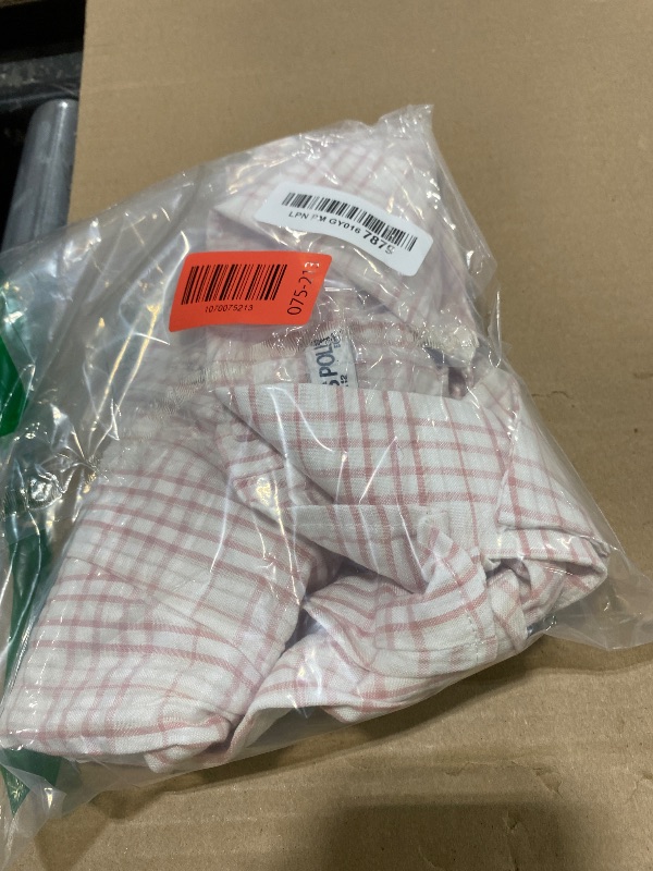 Photo 1 of Princess Polly Cottesloe Pink Gingham Ruched Bust Button Down Crop Blouse