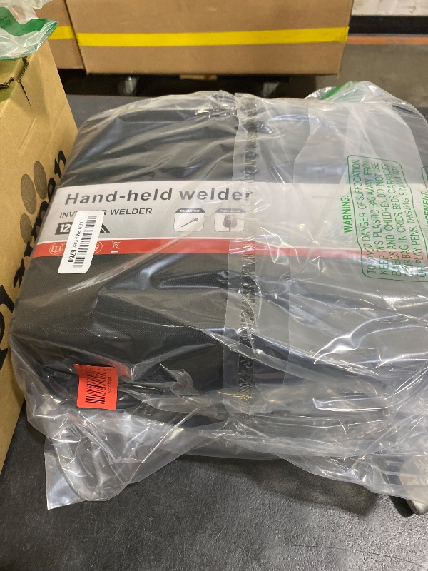 Photo 1 of TRQWH Portable Welding Machine 110V ARC Handheld Welder IGBT Inverter Welding Gun Stick Welder 5 Variable Current Adjustment Hand Held Welder Machine, Fit for 1/16"-1/8" Welding Rods (Green)