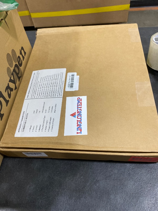 Photo 1 of LINGLONGTEMP 240V 3000W Submersible, Immersion Hot Tub & Swimming Pool Electric immersion Water Heater, with Temp Control and GFCI for Baptistry, baptismal Pools, above ground pool and inflatable pool