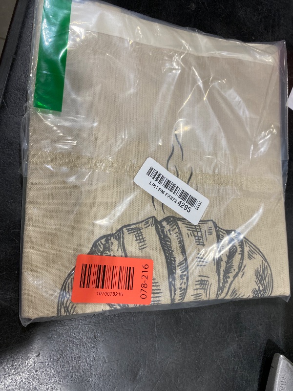 Photo 1 of 1 Pack Beeswax Bread Bags for Sourdough,Reusable Organic Linen Beeswax Bread Bag for Homemade Sourdough 17 x 12.6 Inches Food Storage Cloth Bag – Freezer-Friendly & Freshness Preservation