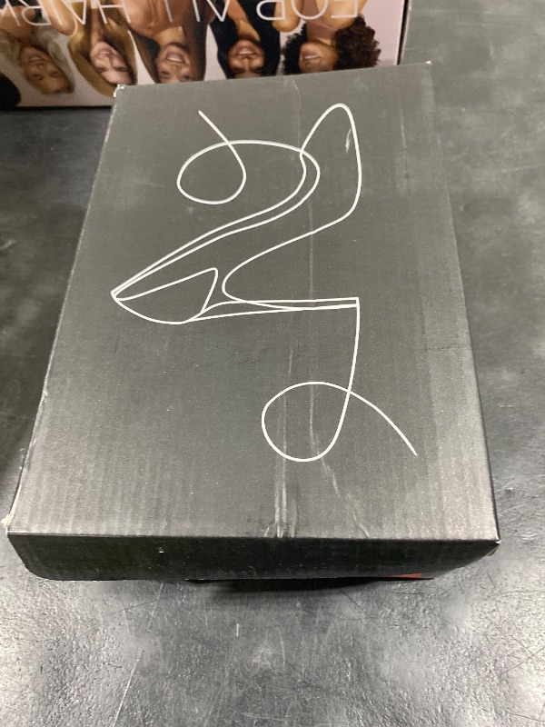 Photo 1 of mysoft Clear Heels for Women Transparent Two Strap Block Chunky Square Heel Sandals Open Toe Slip On Sandals