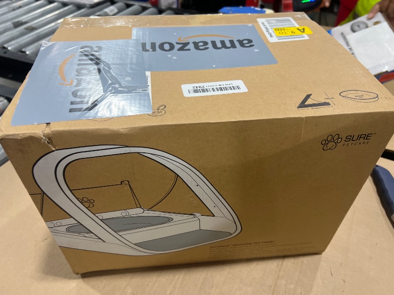 Photo 1 of Sure Petcare -SureFlap - SureFeed - Microchip Pet Feeder - Selective-Automatic Pet Feeder Makes Meal Times Stress-Free, Suitable for Both Wet and Dry Food - MPF001