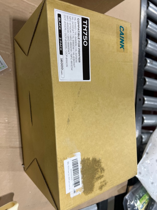 Photo 1 of TN750 Toner Cartridge Black 2-Pack Replacement for Brother TN-750 TN720 TN-720 Toner Compatible with Brother HL-5450DN HL-5470DW HL-6180DW MFC-8710DW MFC-8910DW MFC-8950DW DCP-8150DN Laser Printer Ink
